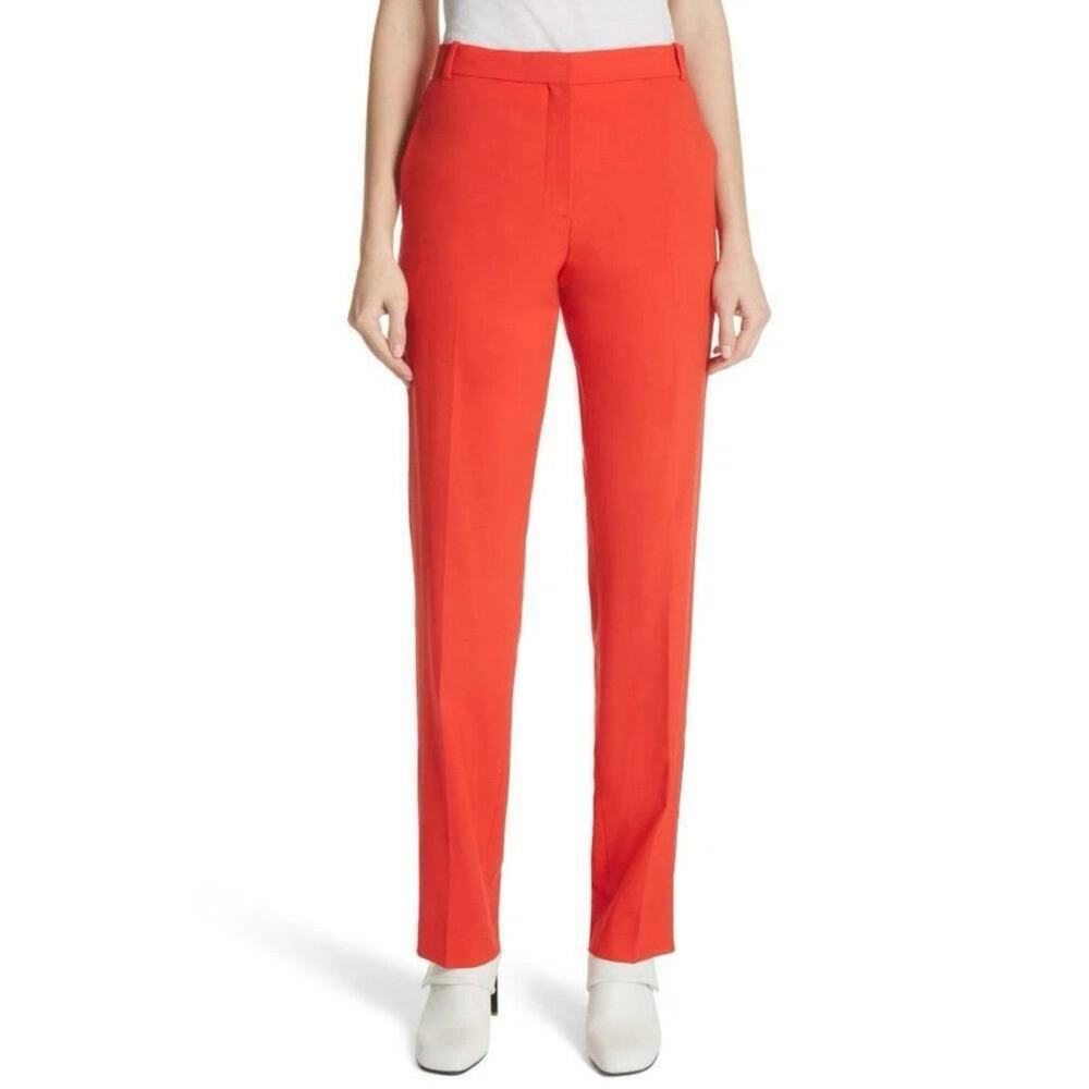 Rag & Bone Red Straight Leg Trousers Sz 4